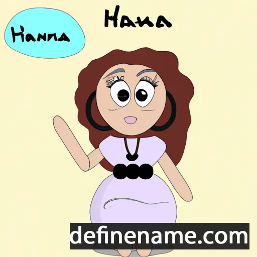 cartoon of the name Hovhanna