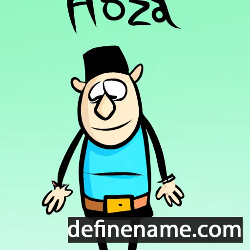 cartoon of the name Hozeja