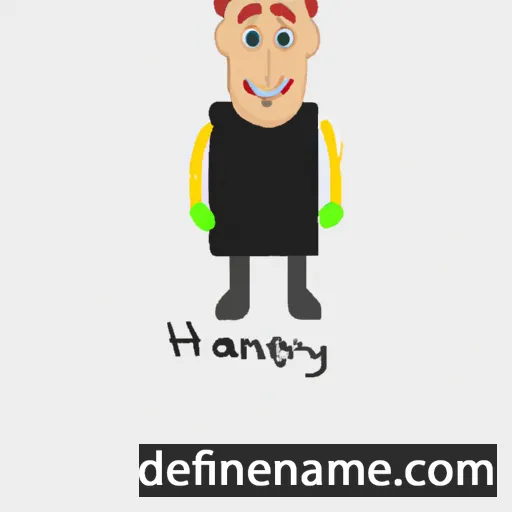 cartoon of the name Hrafney