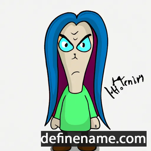 cartoon of the name Hrafntinna