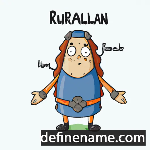 cartoon of the name Hraunar