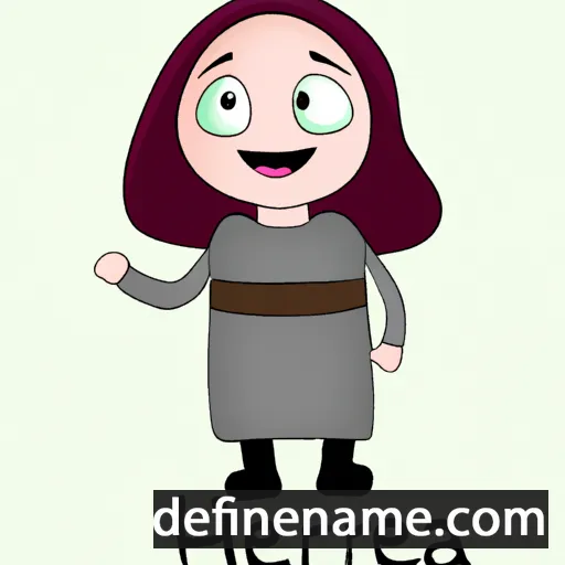 cartoon of the name Hrefna