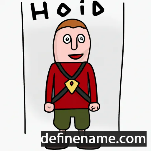 cartoon of the name Hróðví