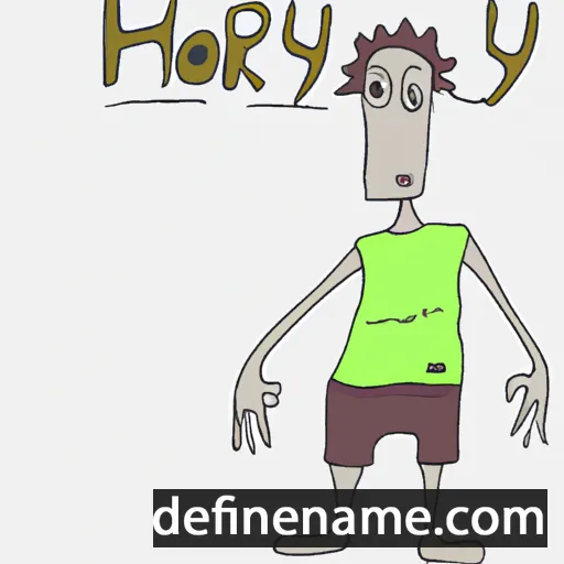 cartoon of the name Hryhory