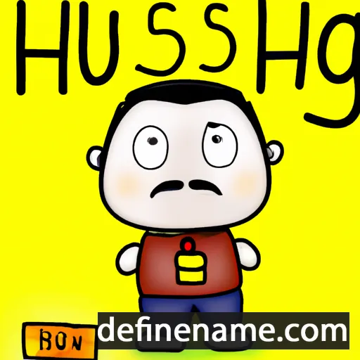 cartoon of the name Hsu