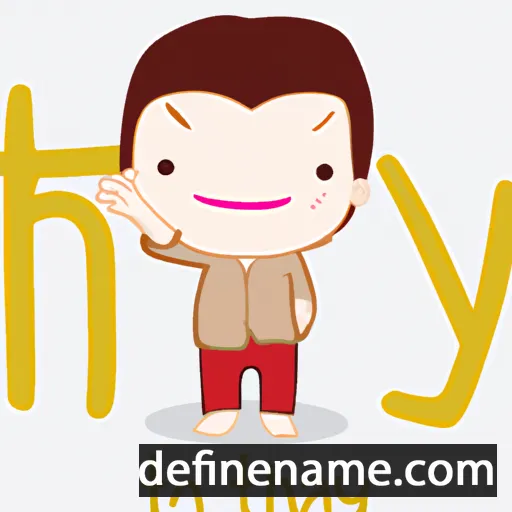 cartoon of the name Htay