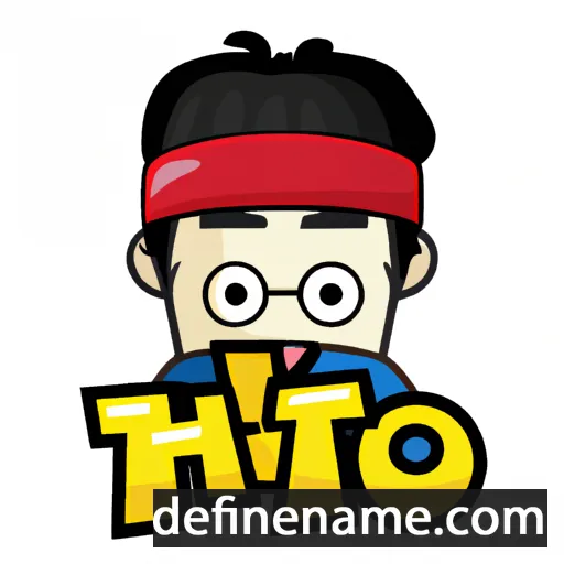 cartoon of the name Htoo