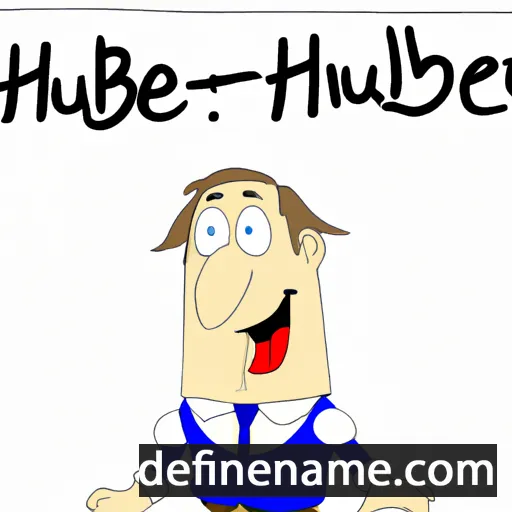 cartoon of the name Hùbert