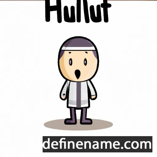 cartoon of the name Hualit