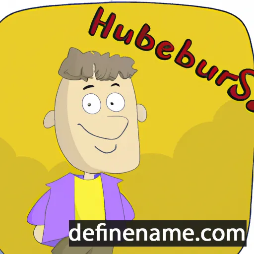 cartoon of the name Hubertas