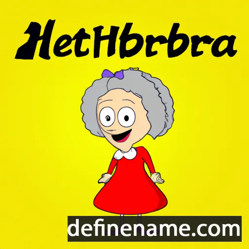 cartoon of the name Hubertina