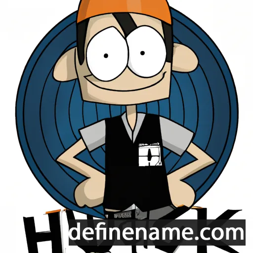 cartoon of the name Huck