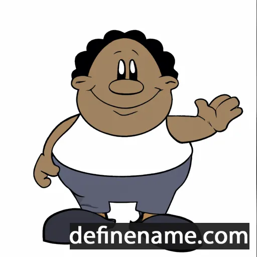 cartoon of the name Huell