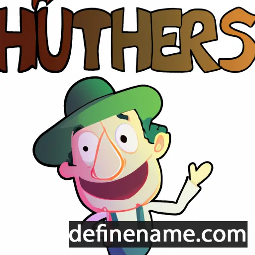 cartoon of the name Huertas