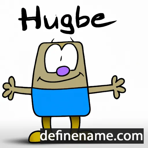 cartoon of the name Hugberg