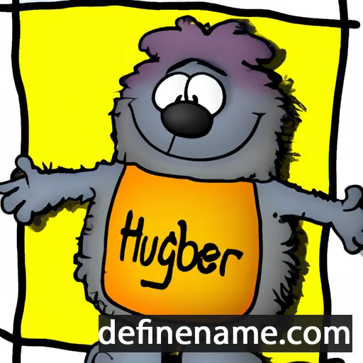 Hugbert cartoon