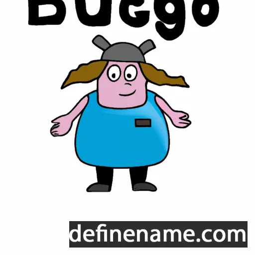 Hugbjörg cartoon