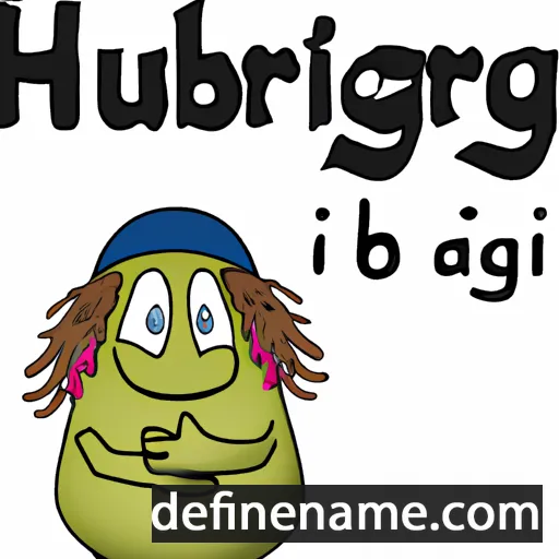 cartoon of the name Hugbjört