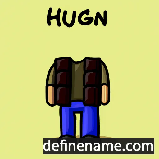 cartoon of the name Hugen