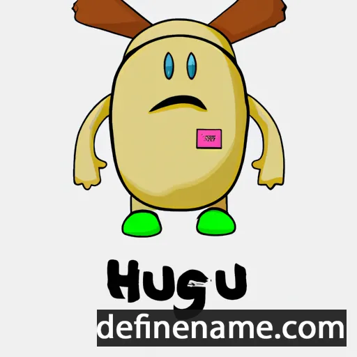 cartoon of the name Hugi