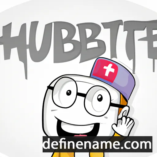 cartoon of the name Huibert