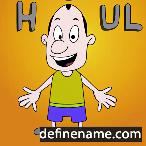 cartoon of the name Hul