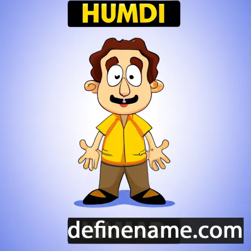 cartoon of the name Humaid