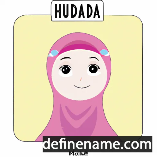 cartoon of the name Humaidah