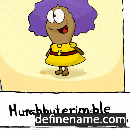 cartoon of the name Humbertine