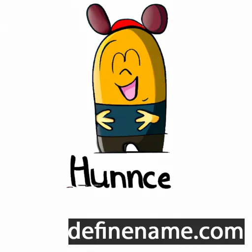 cartoon of the name Hunéric