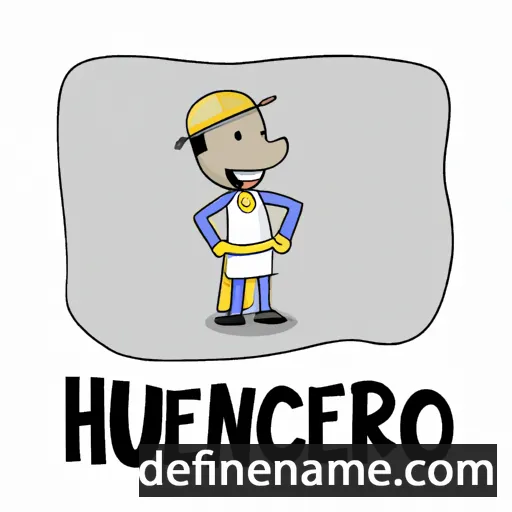 cartoon of the name Hunerico