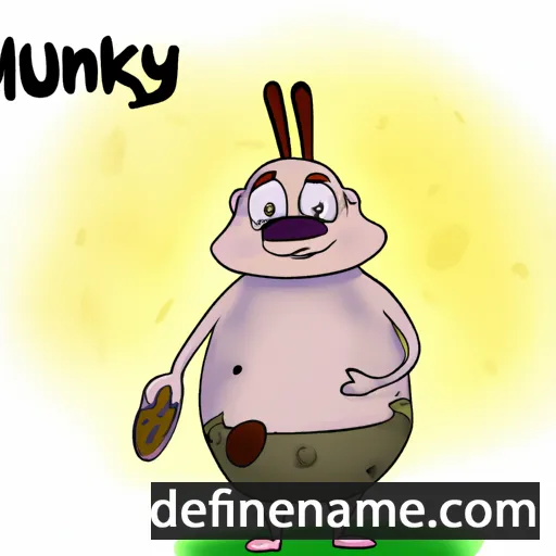 cartoon of the name Huneryk