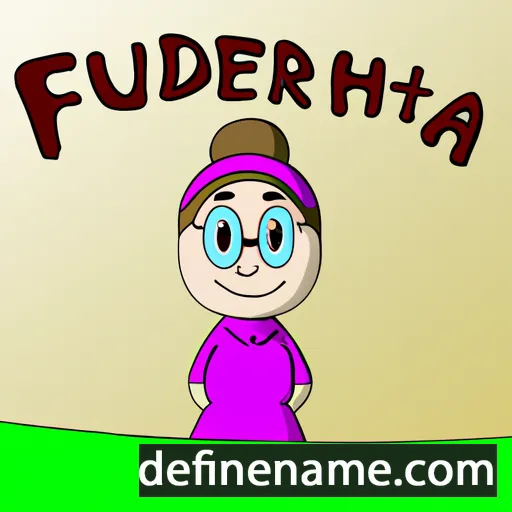 cartoon of the name Hunfreda