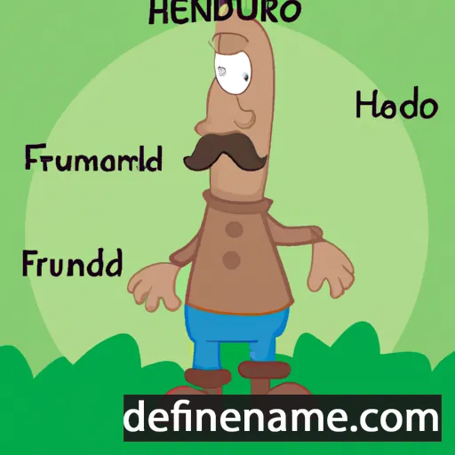 cartoon of the name Hunfredo