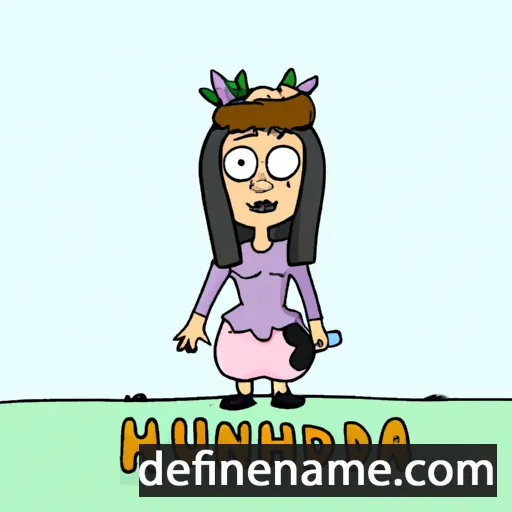 cartoon of the name Hunfrida