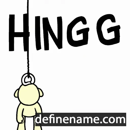 cartoon of the name Hung