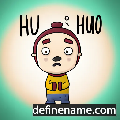 cartoon of the name Huno