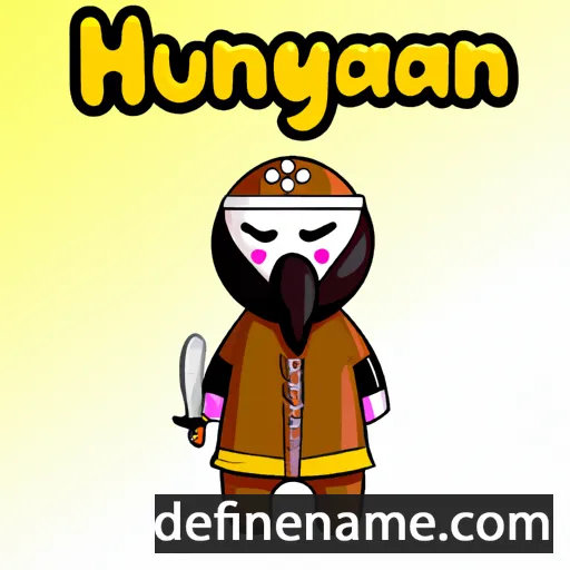 Hunraqan cartoon