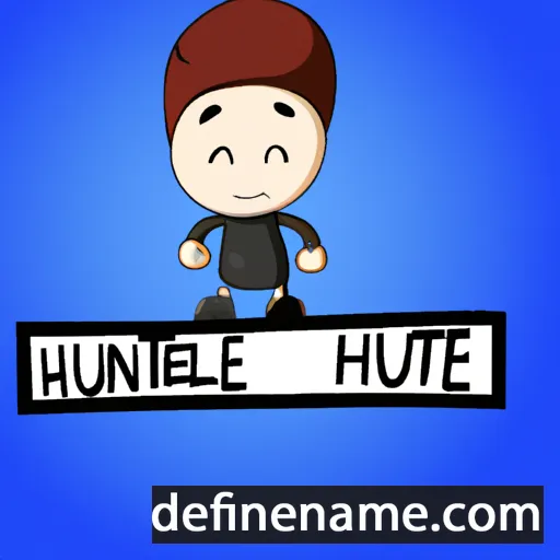 Huntlee cartoon