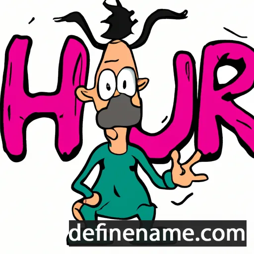 cartoon of the name Hur