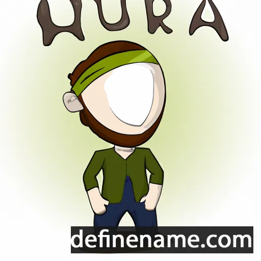 cartoon of the name Hura