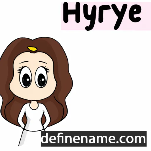 cartoon of the name Huriye