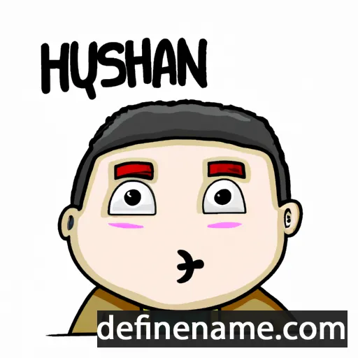 cartoon of the name Husaini