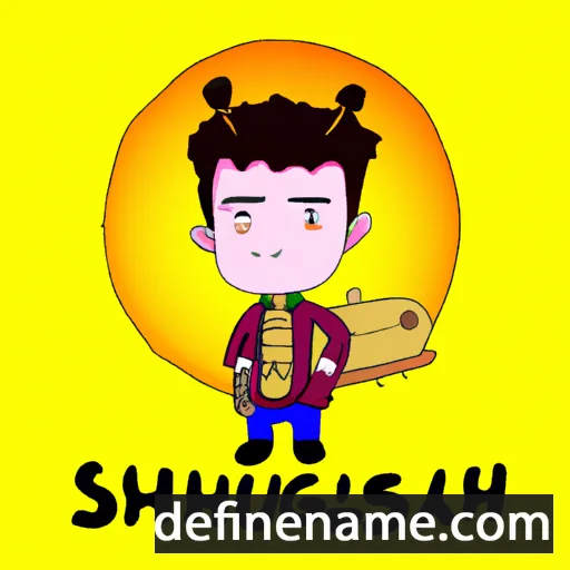 cartoon of the name Hushang