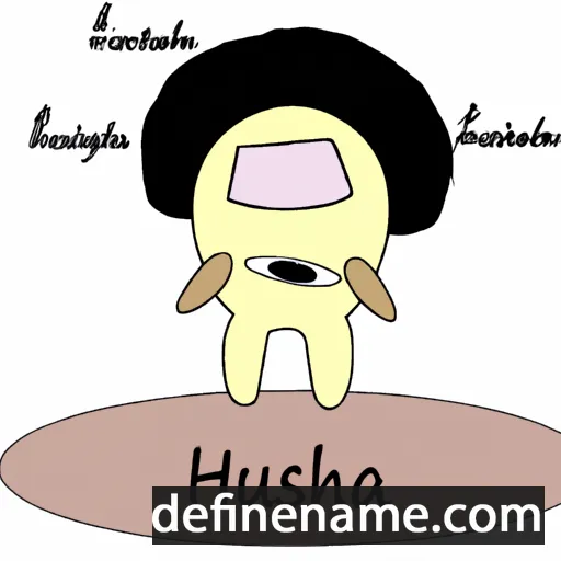 cartoon of the name Hushnoza