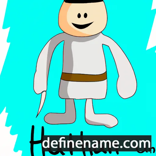 cartoon of the name Hutran