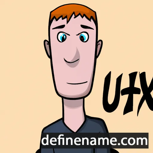 cartoon of the name Hux