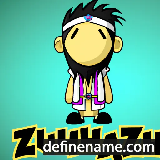 cartoon of the name Huzziah