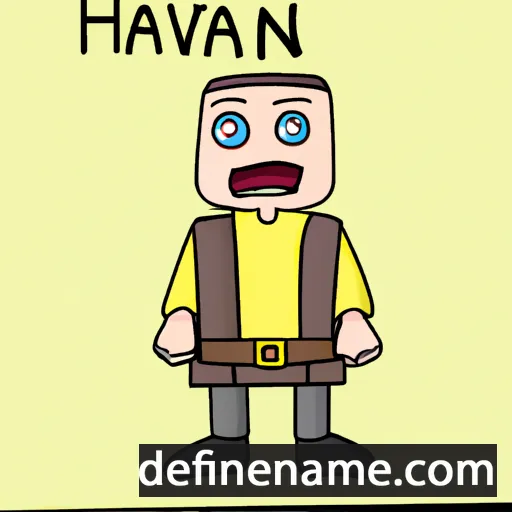 cartoon of the name Hvannar