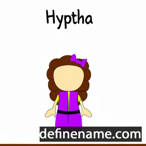 cartoon of the name Hyapatia